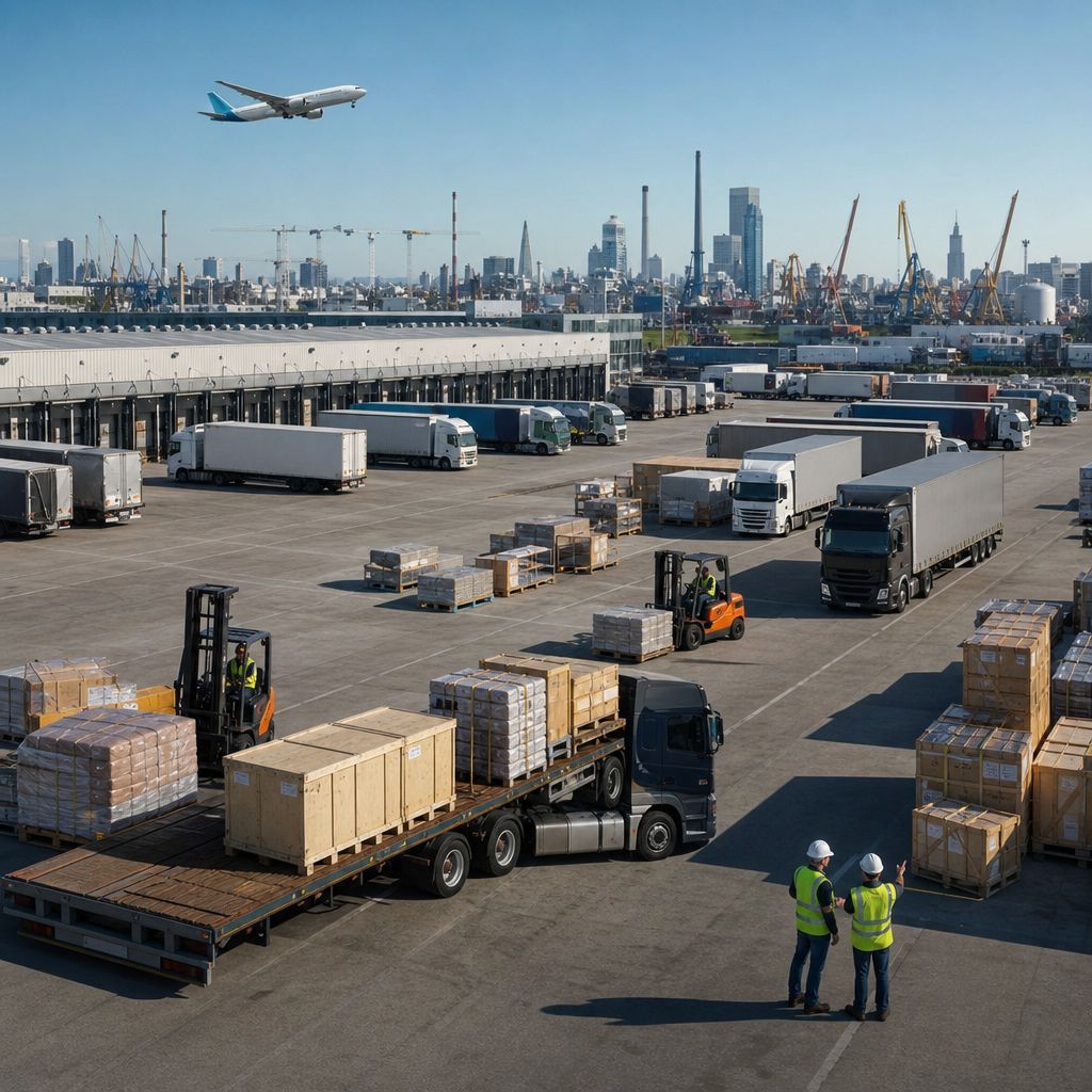 CargoCity Ein Bild zum Thema CargoCity im Transport, Logistik, Mobilität Kontext