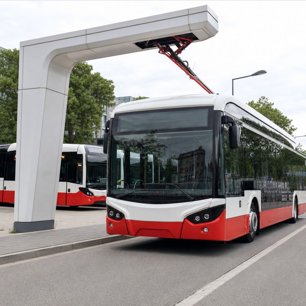 Elektrobusse in Hamburg Ein Bild zum Thema Elektrobusse in Hamburg im Transport, Logistik, Mobilität Kontext